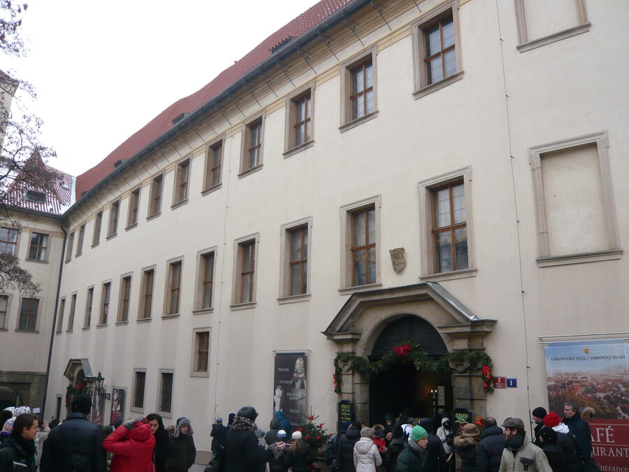 Lobkowicz Palace Prague Castle facade