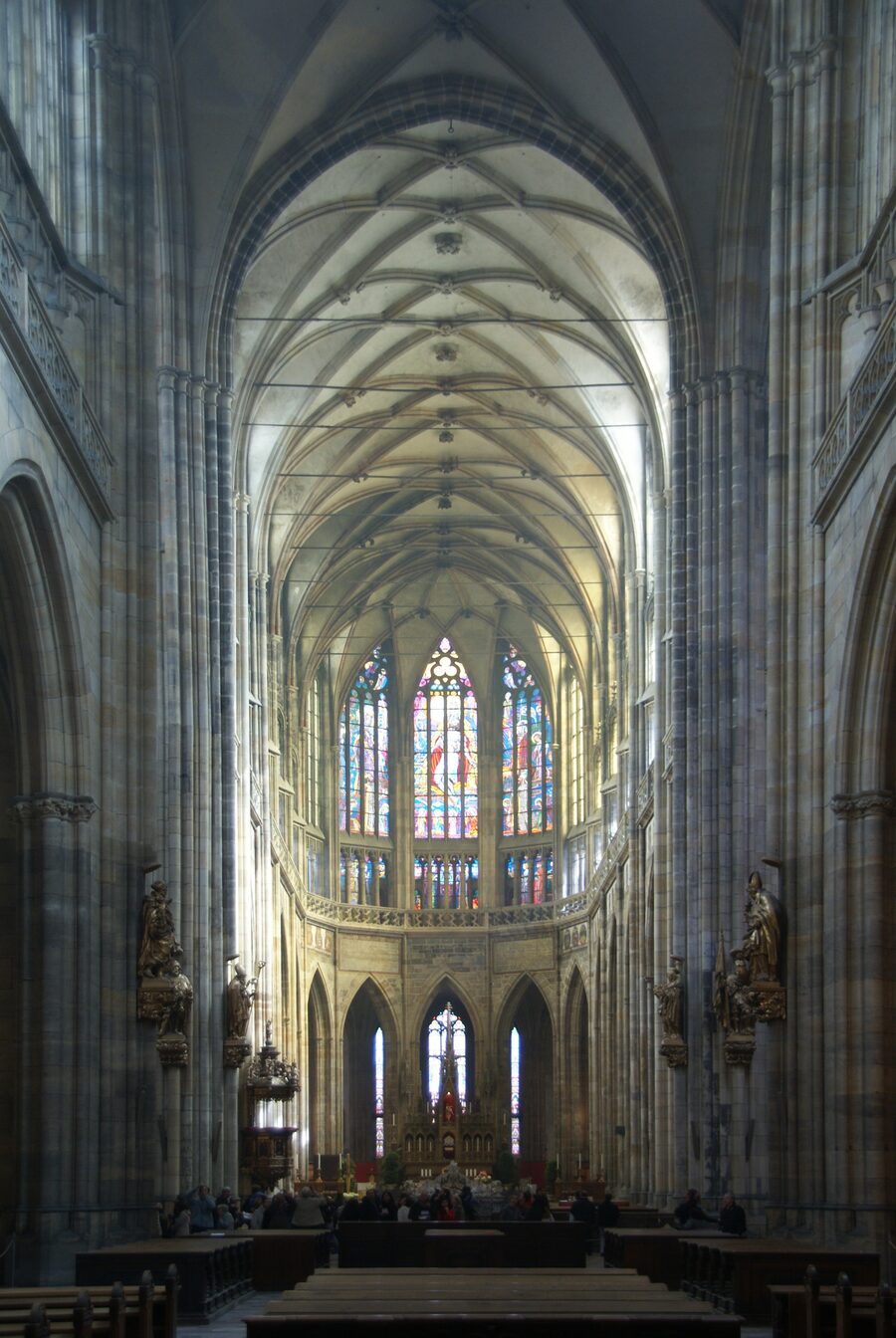 St Vitus Cathedral Prague Castle interior