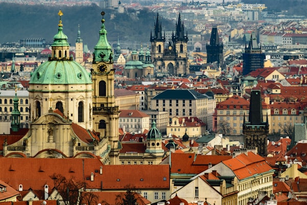Prague Castle entry ticket — view from the courtyard